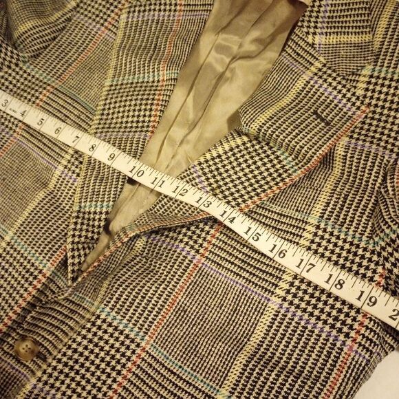 Glenn plaid single breasted Blazer with multicolored stripes - Picture 11 of 15